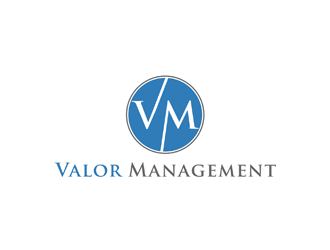 Valor Management logo design by johana