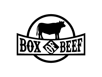 Box of Beef logo design by yaya2a