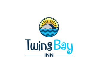 Twins Bay Inn logo design by senandung