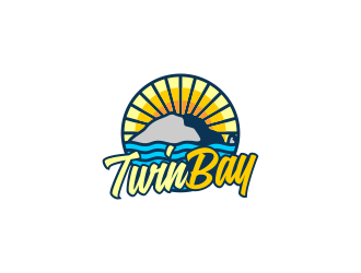 Twins Bay Inn logo design by senandung