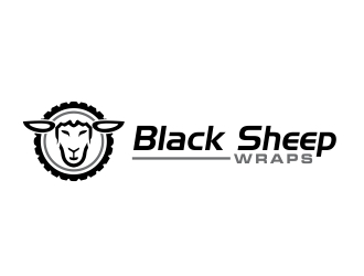 Black Sheep Wraps logo design by amar_mboiss