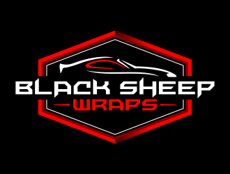 Black Sheep Wraps logo design by ingepro