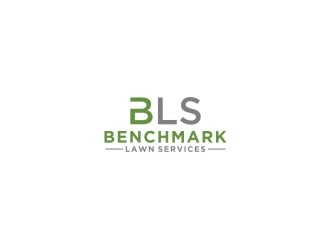 Benchmark Lawn Services  logo design by bricton