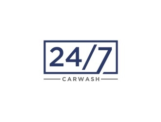 24/7 CarWash logo design by bricton