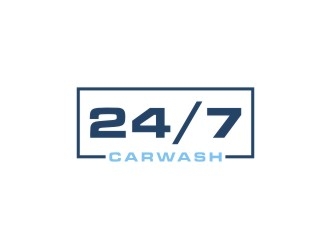 24/7 CarWash logo design by bricton