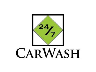 24/7 CarWash logo design by mckris