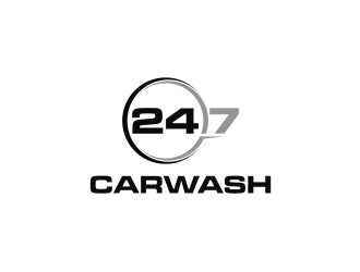24/7 CarWash logo design by ohtani15