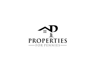 Properties For Pennies logo design by bricton