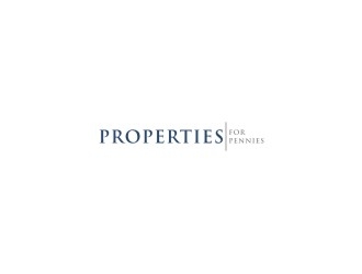 Properties For Pennies logo design by bricton