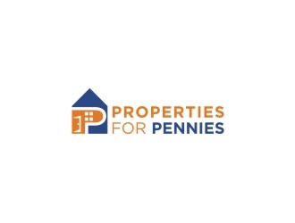 Properties For Pennies logo design by bricton