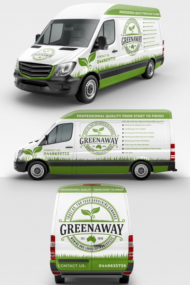 Greenaway - Mowing and Landscaping Services  logo design by Gelotine