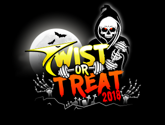 Twist or Treat (logo name) Twisted Cycle (Company Name)  logo design by BeDesign