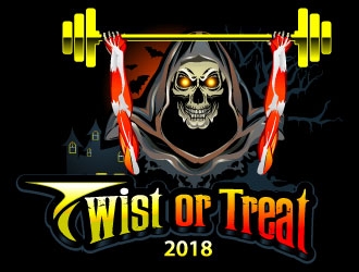 Twist or Treat (logo name) Twisted Cycle (Company Name)  logo design by uttam
