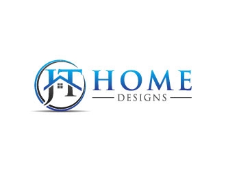 JT Home Designs logo design by pixalrahul