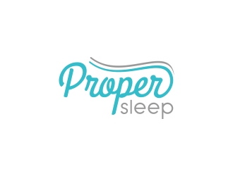 Proper Sleep logo design by CreativeKiller