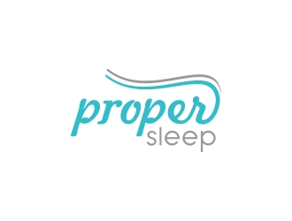 Proper Sleep logo design by CreativeKiller