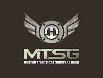 MTSG MILITARY TACTICAL SURVIVAL GEAR logo design by PRN123