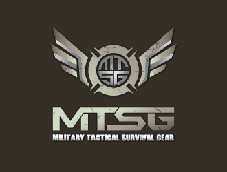 MTSG MILITARY TACTICAL SURVIVAL GEAR logo design by PRN123