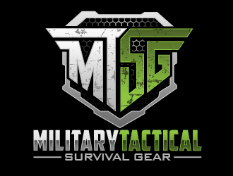 MTSG MILITARY TACTICAL SURVIVAL GEAR logo design by THOR_