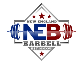 New England Barbell logo design by DreamLogoDesign