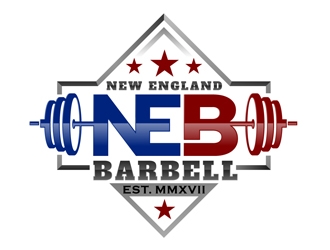 New England Barbell logo design by DreamLogoDesign