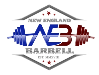 New England Barbell logo design by DreamLogoDesign