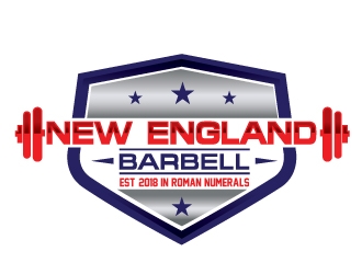 New England Barbell logo design by Upoops