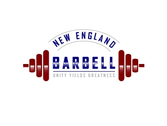 New England Barbell logo design by Mbelgedez