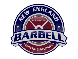 New England Barbell logo design by kopipanas