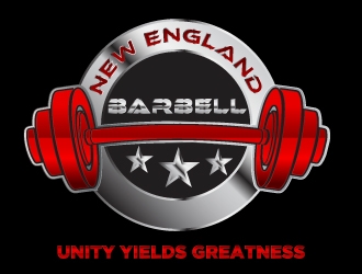 New England Barbell logo design by lbdesigns