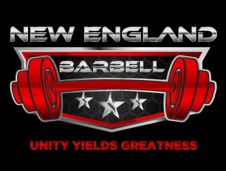 New England Barbell logo design by lbdesigns