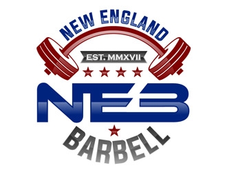 New England Barbell logo design by DreamLogoDesign
