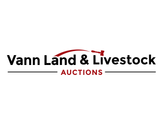 Vann Land & Livestock Auctioneer logo design by aldesign
