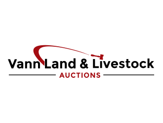 Vann Land & Livestock Auctioneer logo design by aldesign