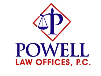 Powell Law Offices, P.C. logo design by PMG