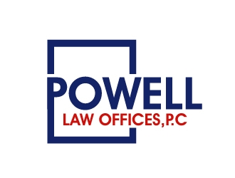 Powell Law Offices, P.C. logo design by PMG