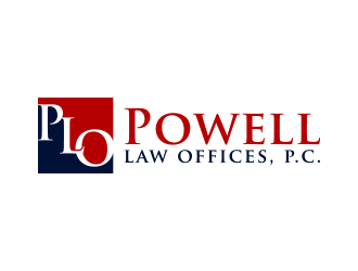 Powell Law Offices, P.C. logo design by lexipej