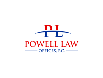 Powell Law Offices, P.C. logo design by luckyprasetyo
