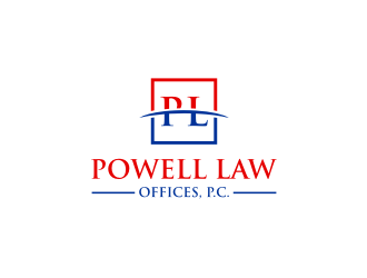 Powell Law Offices, P.C. logo design by luckyprasetyo