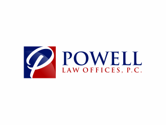 Powell Law Offices, P.C. logo design by mutafailan