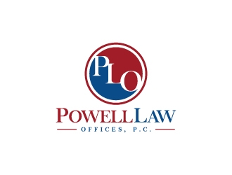 Powell Law Offices, P.C. logo design by crazher