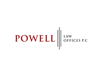 Powell Law Offices, P.C. logo design by Zhafir
