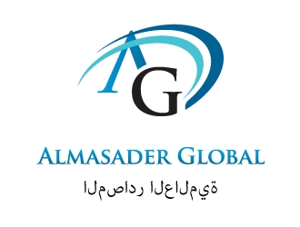 Almasader Global logo design by lbdesigns