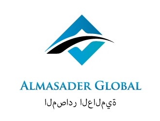 Almasader Global logo design by lbdesigns