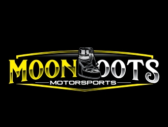 MoonBoots Motorsports  logo design by Eliben