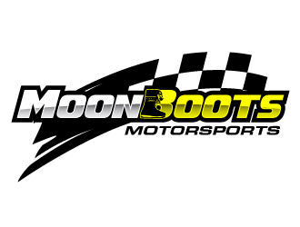 MoonBoots Motorsports  logo design by PRN123