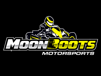 MoonBoots Motorsports  logo design by PRN123