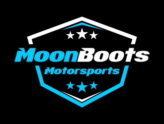MoonBoots Motorsports  logo design by IrvanB