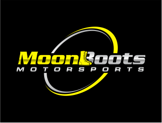 MoonBoots Motorsports  logo design by mutafailan