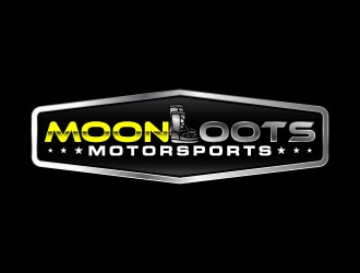 MoonBoots Motorsports  logo design by daywalker